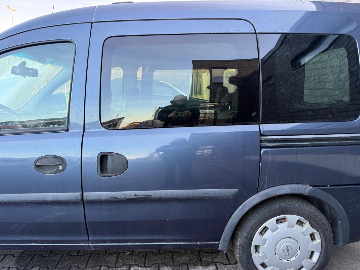 Opel Combo C original Schiebetür hinten links Z168 Metroblau Rohbau BJ06